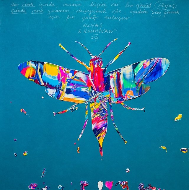 Ergin İNAN, Tuval üzeri yağlı boya, 135 × 135 cm