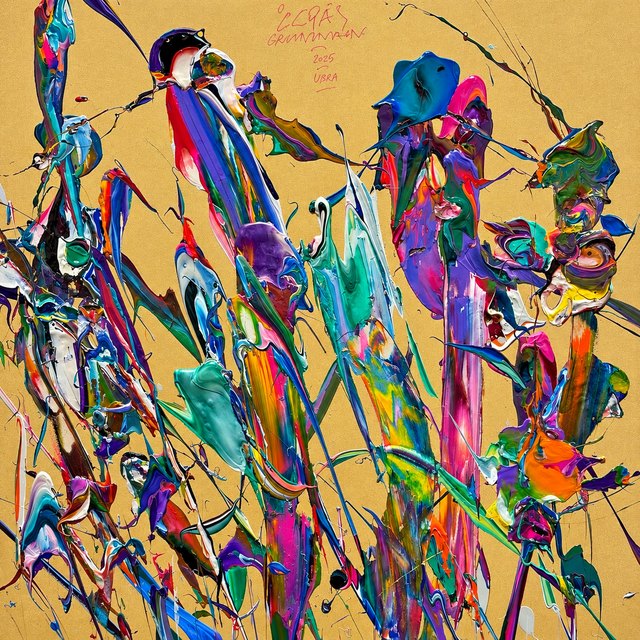 Ergin İNAN, Tuval üzeri yağlı boya, 100 × 100 cm