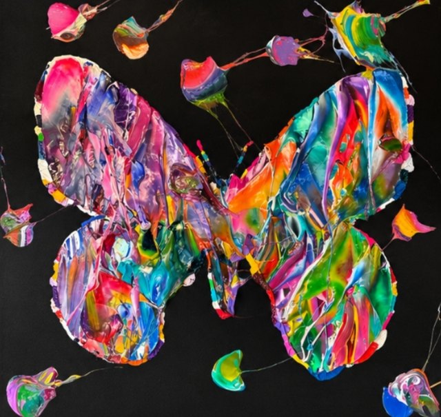 Ergin İNAN, Tuval üzeri yağlı boya, 100 × 100 cm