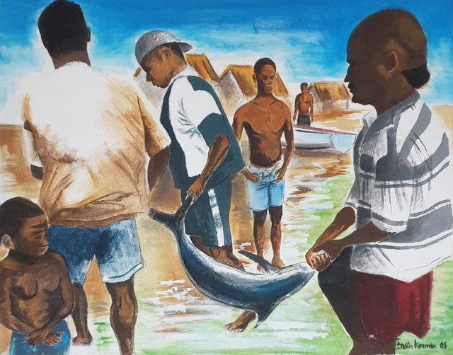 Ersin KERMEN, Tuval üzeri yağlı boya, 38 × 50 cm