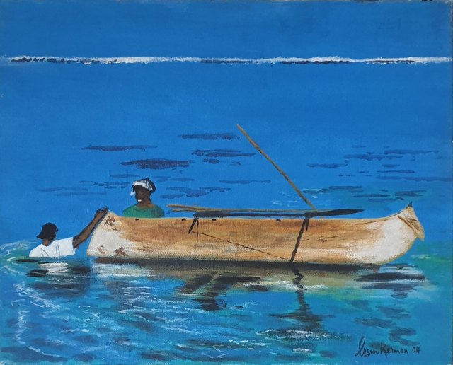 Ersin KERMEN, Tuval üzeri yağlı boya, 40 × 50 cm