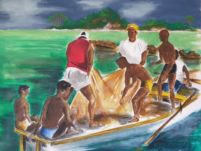 Ersin KERMEN, Tuval üzeri yağlı boya, 50 × 65 cm