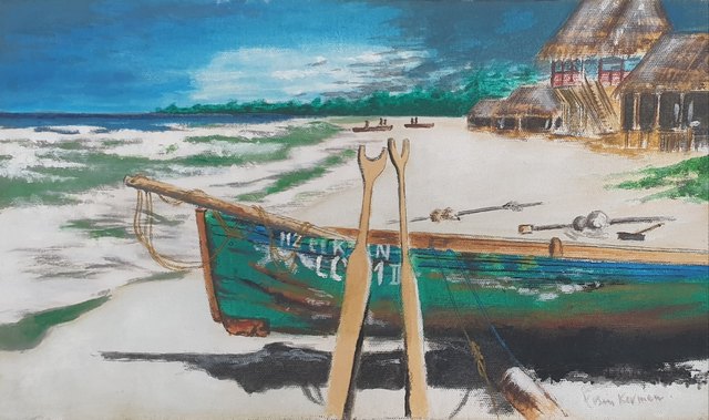 Ersin KERMEN, Tuval üzeri yağlı boya, 30 × 50 cm