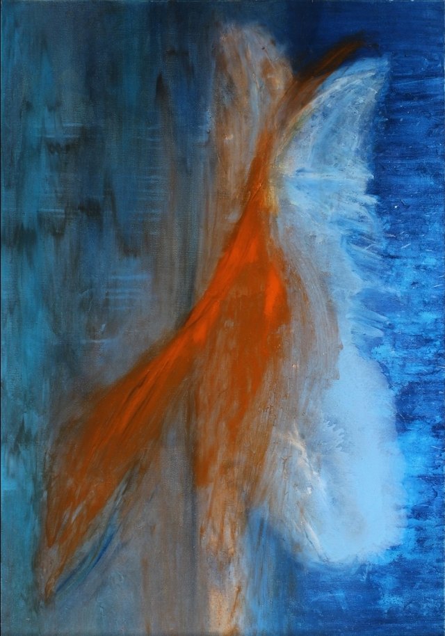 Esat ZEYNİ, Tuval üzeri yağlı boya, 100 × 70 cm