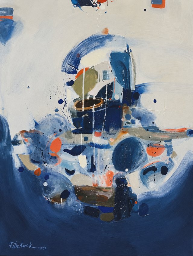 Filiz KİPRİK, Tuval üzeri yağlı boya, 70 × 50 cm