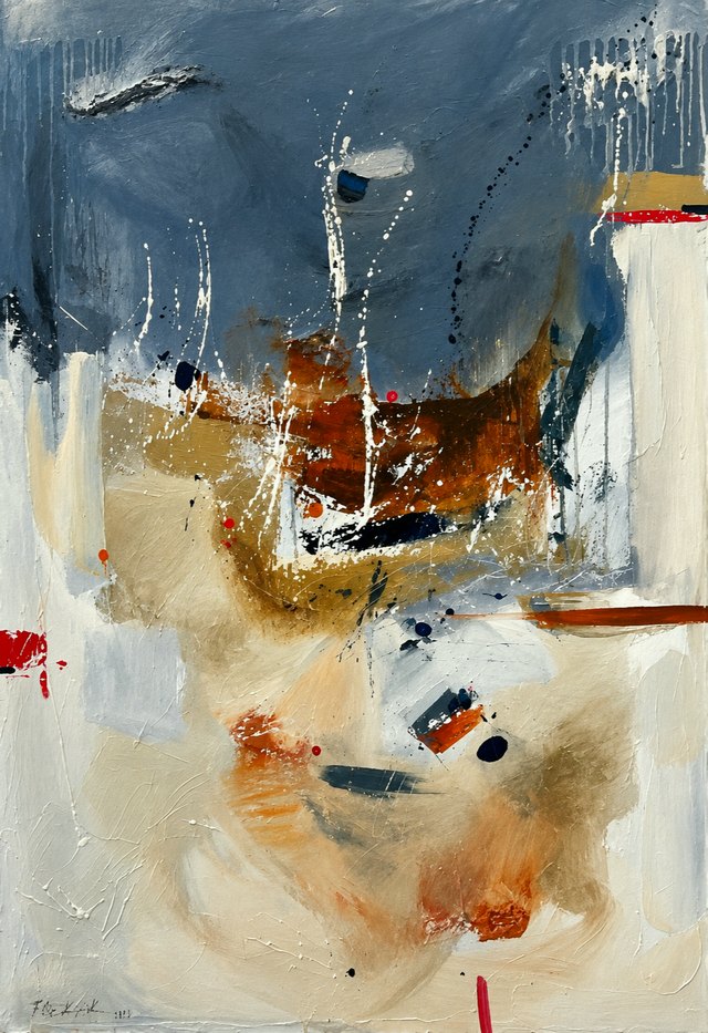 Filiz KİPRİK, Tuval üzeri yağlı boya, 100 × 70 cm