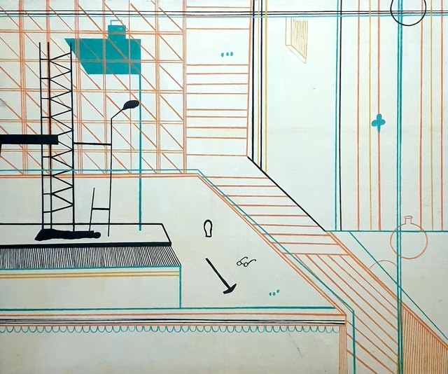 Fulya AKBAY, Tuval üzeri yağlı boya, 100 × 120 cm