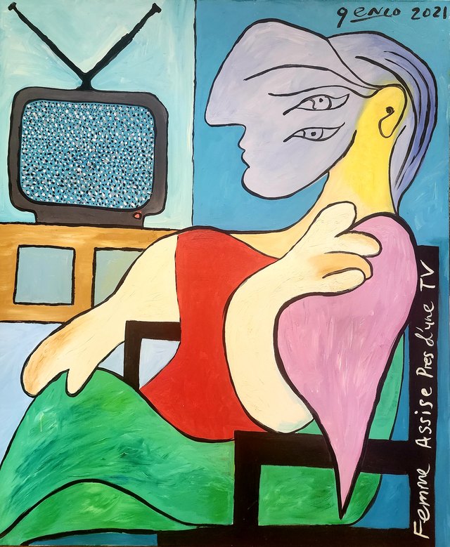 Genco GÜLAN, Tuval üzeri yağlı boya, 120 × 100 cm