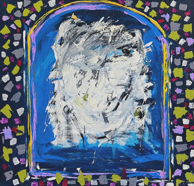 Hasan Sefa SOFUOĞLU, Tuval üzeri yağlı boya, 130 × 130 cm