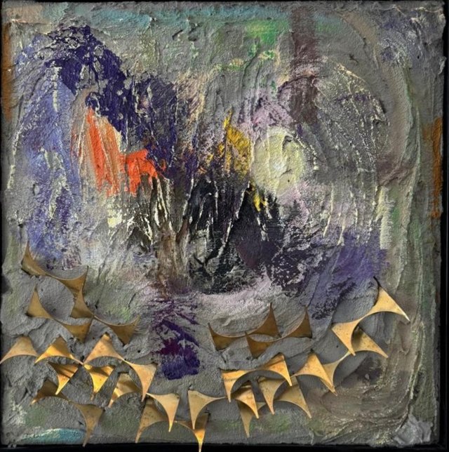 Hasan Sefa SOFUOĞLU, Tuval üzeri karışık teknik, 50 × 50 cm