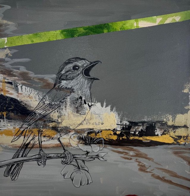 Hüseyin RÜSTEMOĞLU, Tuval üzeri yağlı boya, 50 × 50 cm