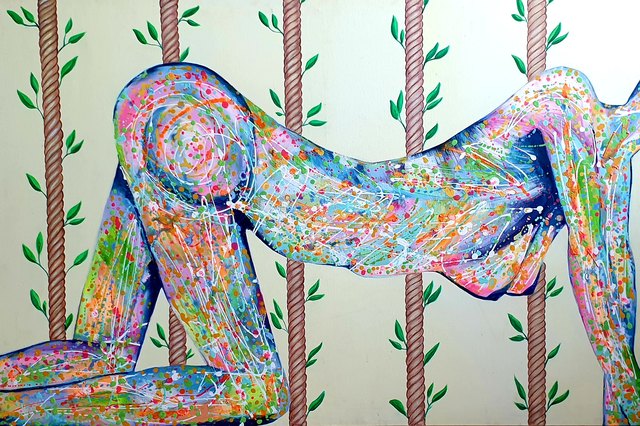 Jale ERİNÇ, Tuval üzeri yağlı boya, 80 × 120 cm