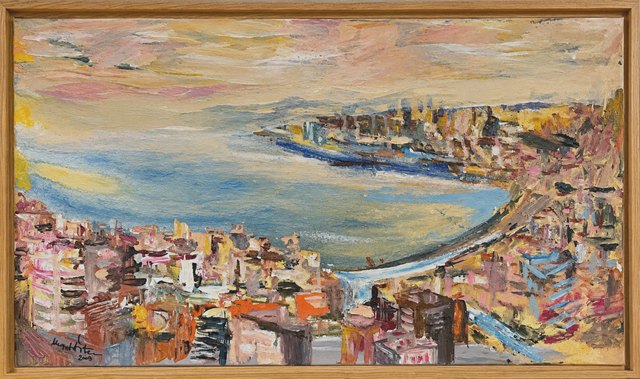 Murat İRTEM, Tuval üzeri yağlı boya, 30 × 60 cm