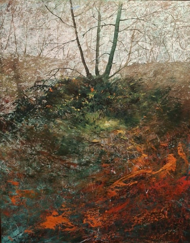 Musa GÜNEY, Tuval üzeri yağlı boya, 100 × 75 cm