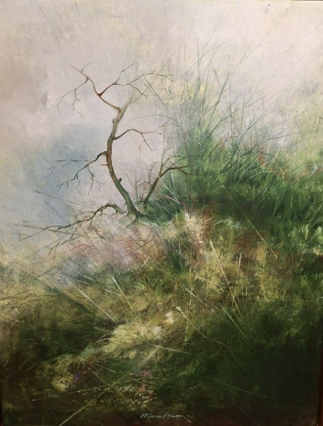 Musa GÜNEY, Tuval üzeri yağlı boya, 100 × 75 cm