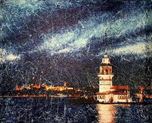 Serdar OKAN, Tuval üzeri yağlı boya, 120 × 160 cm