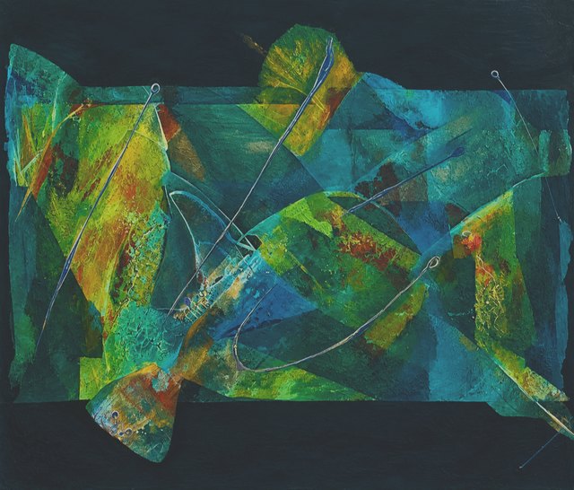 Setenay ÖZBEK, Tuval üzeri yağlı boya, 80 × 100 cm