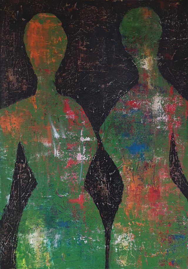 Sevgi ATAY, Tuval üzeri yağlı boya, 70 × 50 cm