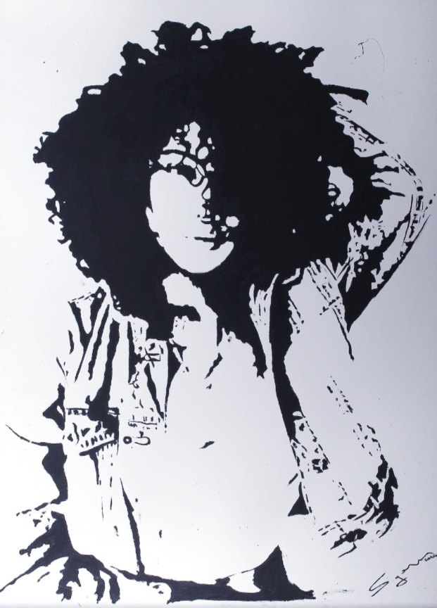 Sinan GÖNCÜ, Tuval üzeri akrilik, 140 × 103 cm
